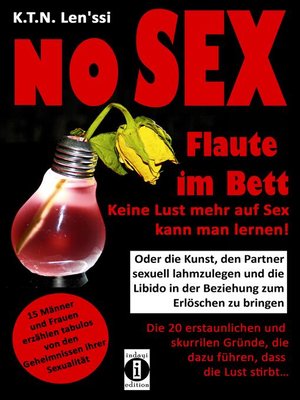 cover image of NO SEX--Flaute im Bett